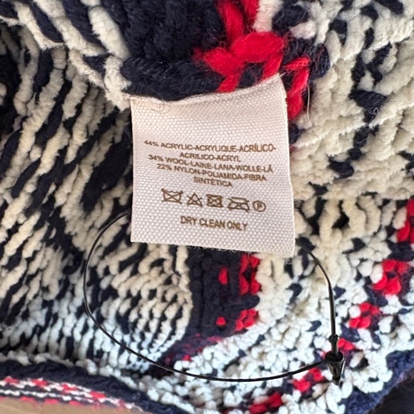 Free People Annabelle Wool Blend Knit Nordic Longline Cardigan S - Picture 5 of 6